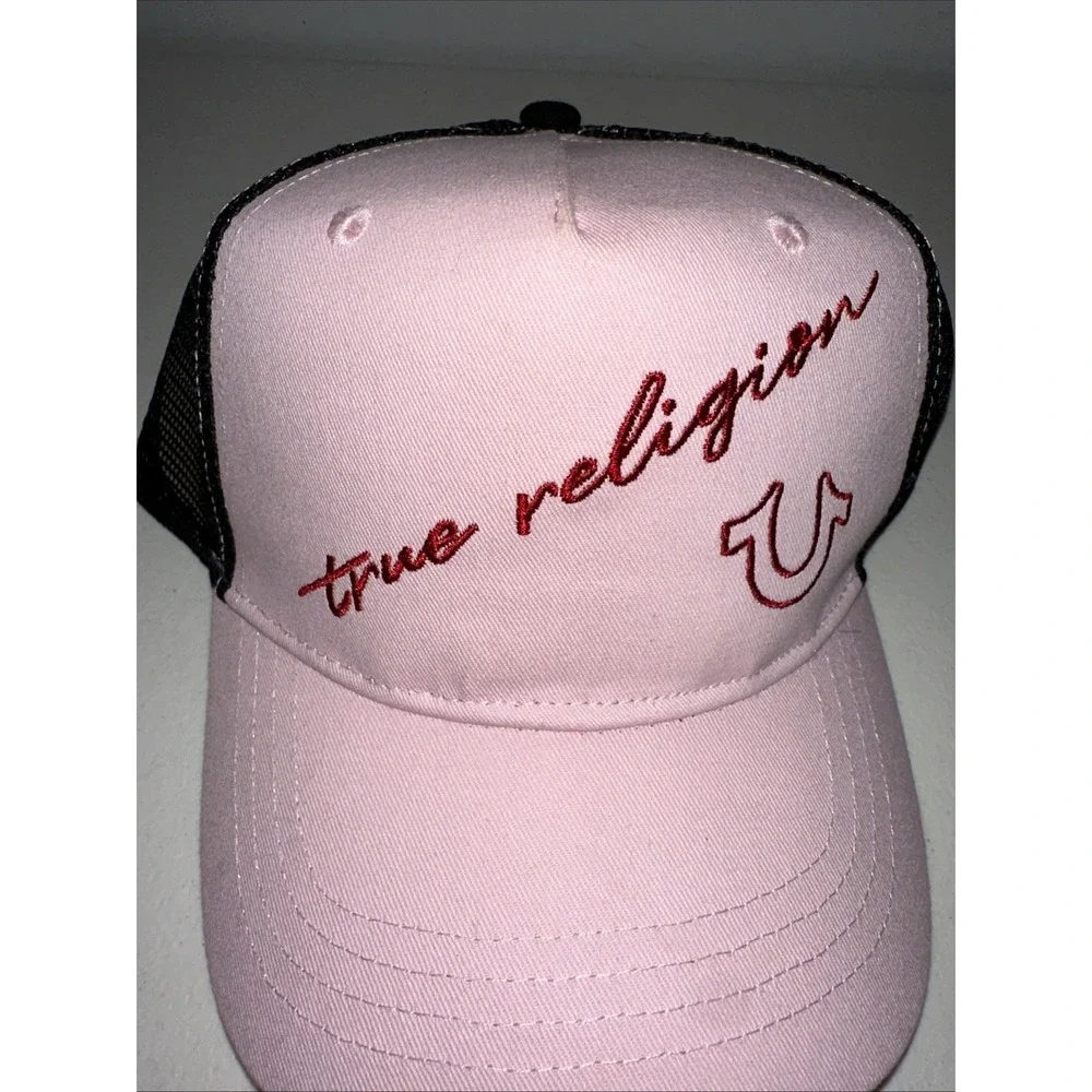 True Religion Adjustable Snapback‎ Embroidered Trucker Cap Hat Brand New